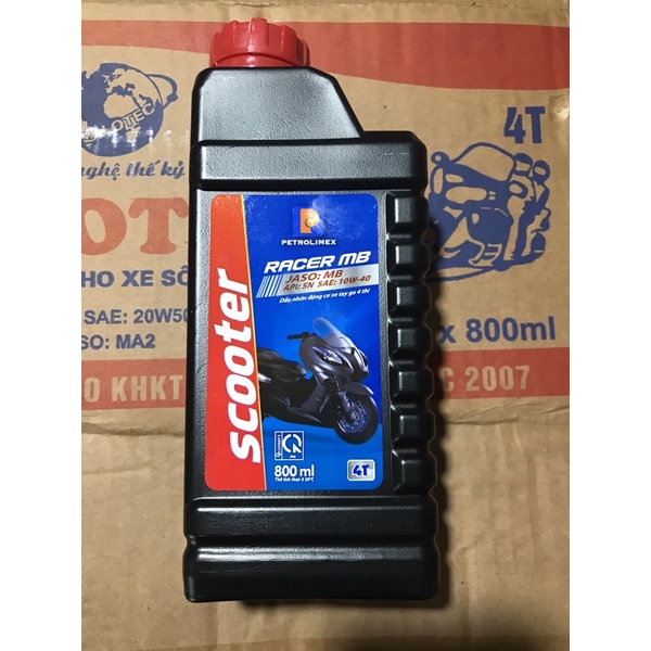 Dầu nhớt xe tay ga Petrolimex Racer MB 800ml
