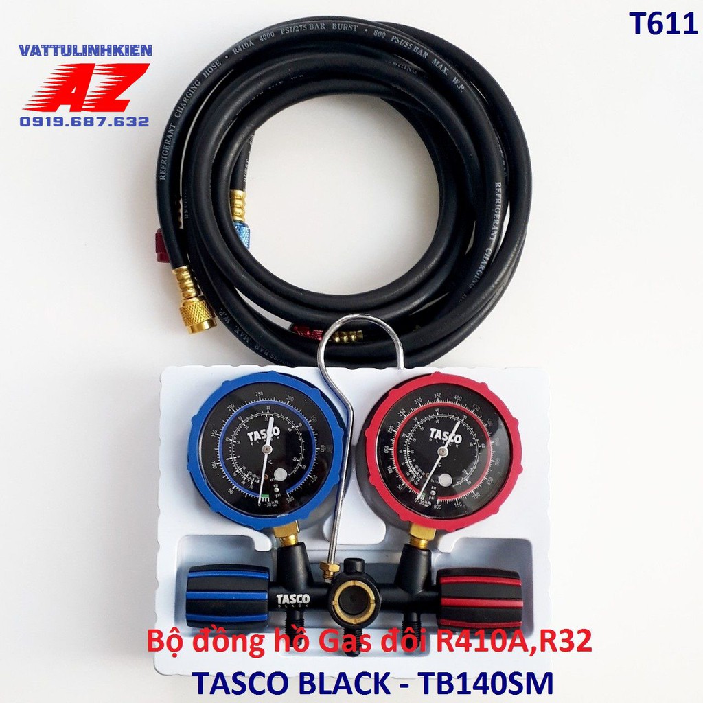 Bộ đồng hồ đo Gas đôi R410A,R32 TASCO TB140SM