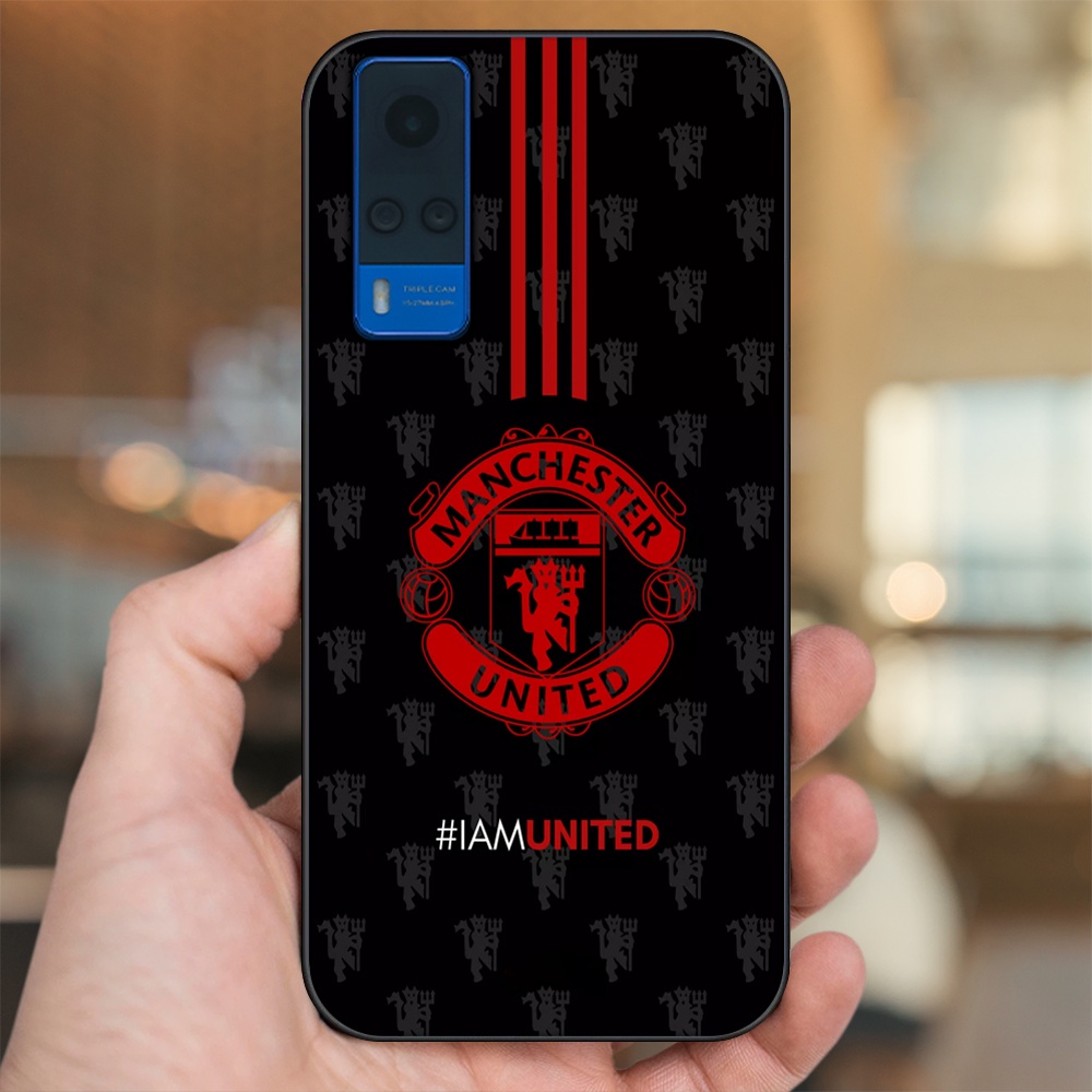 Ốp lưng Vivo Y51 2020, Y53s viền đen in hình MU Manchester United