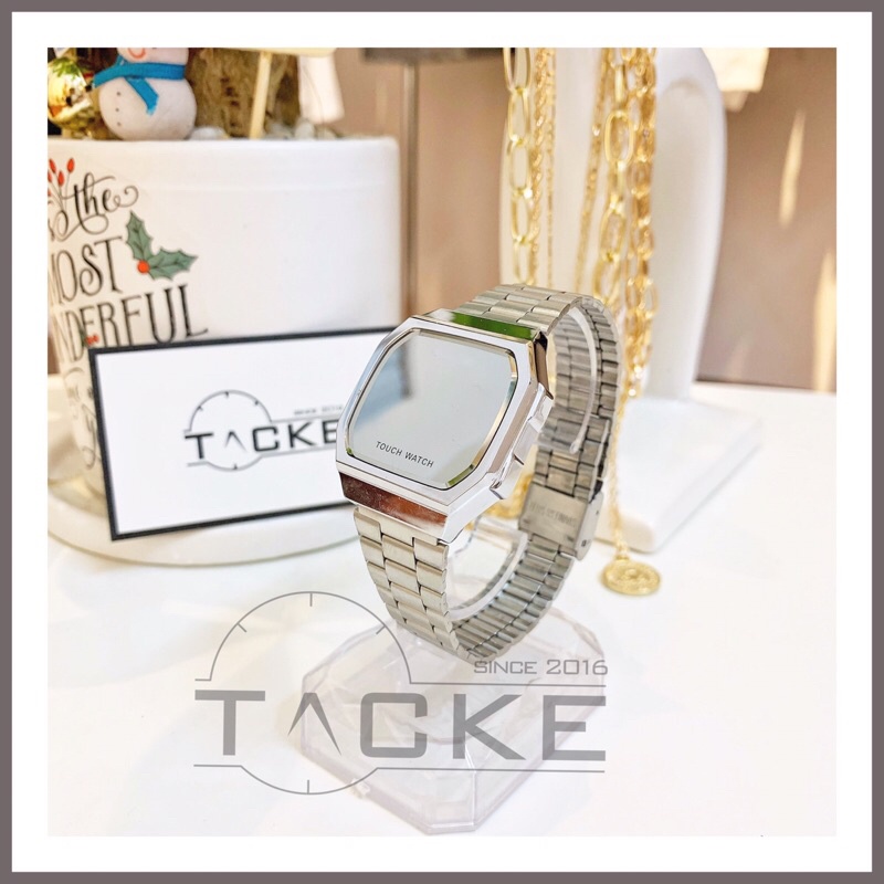 Đồng Hồ Nam Nữ Led Cảm Ứng Màn Hình tráng gương điện tử, Unisex, Touch Watch Chất Liệu Cao Cấp không gỉ sét Bạc | BigBuy360 - bigbuy360.vn