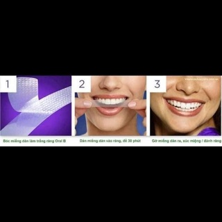 Miếng dán trắng răng oralb