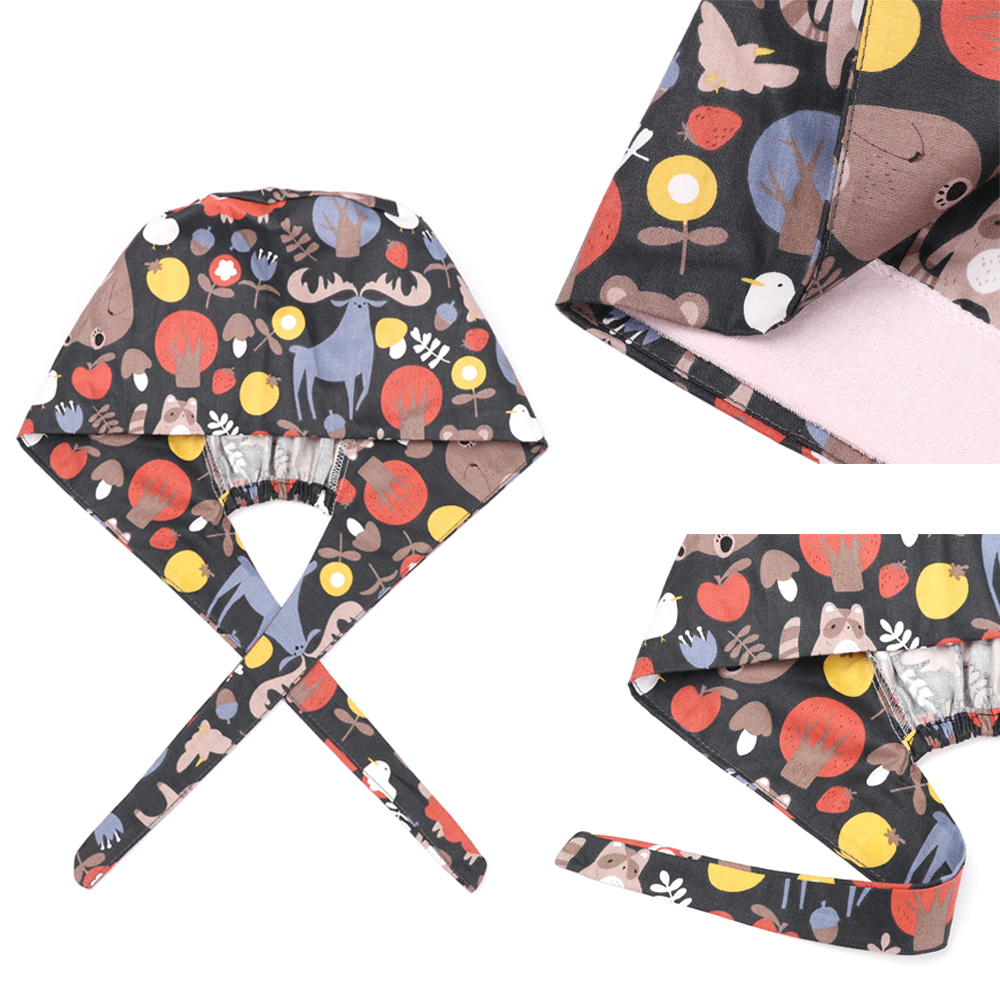 Mũ phẫu thuật hình tròn bằng cotton tùy chỉnh tiện dụng cho gia đình