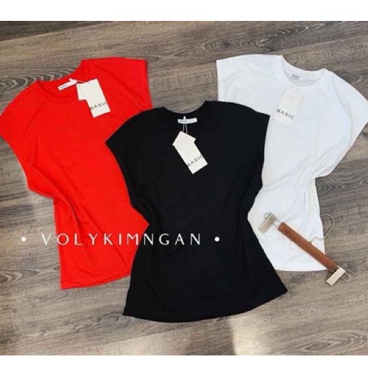 áo thun nữ cánh dơi sát nách 3 màu chất cotton cá tính