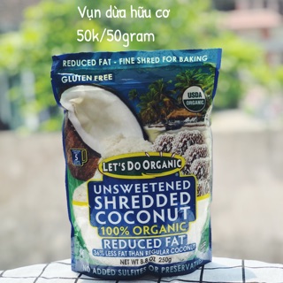 Vụn dừa hữu cơ Let’s do 50gram