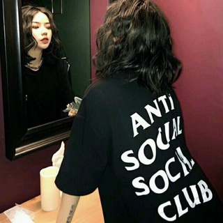 ANTI SOCIAL SOCIAL CLUB Áo Thun Nam Ngắn Tay Cổ Tròn Thời Trang