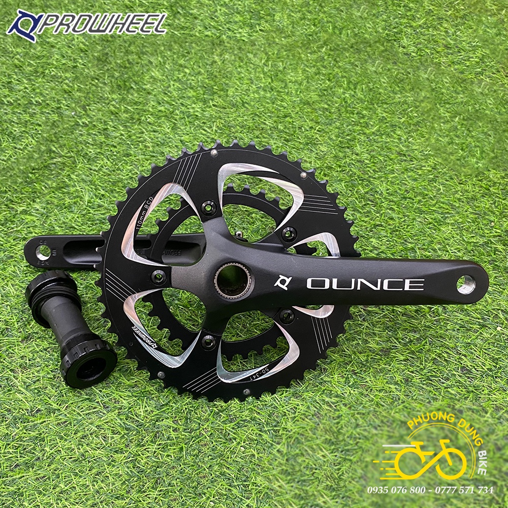 Đùi đĩa  rỗng xe đạp PROWHEEL OUNCE 34-50T