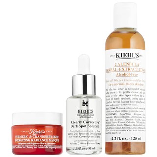 Set Kiehl's Ultra-Brightening Essentials trắng da (3 sản phẩm)