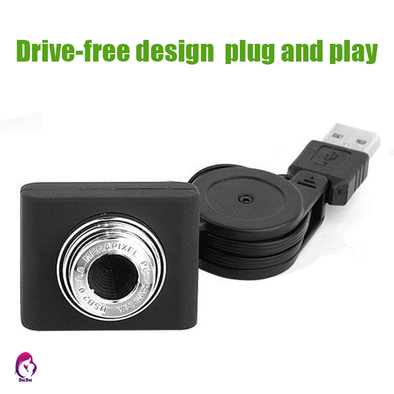 【Hàng mới về】 Driver-free Computer Camera Webcam Manual Focus Plug and Play HD USB Web Camera for Home