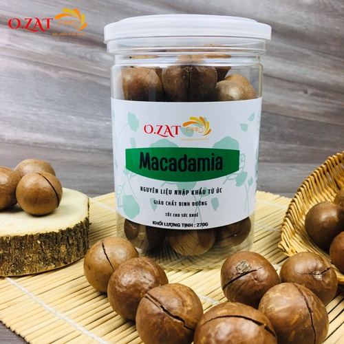 [CÂN ĐỦ TRỪ BÌ] Hạt macca loại 1 O.ZAT Food 230g - 150g nguyên liệu chuẩn Úc đảm bảo không hôi dầu lỗi 1 đổi 1