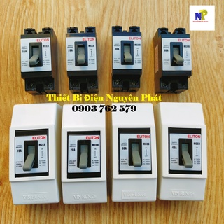 [ELITON] Cầu Dao An Toàn (Aptomat) 15A, 20A, 30A, 40A