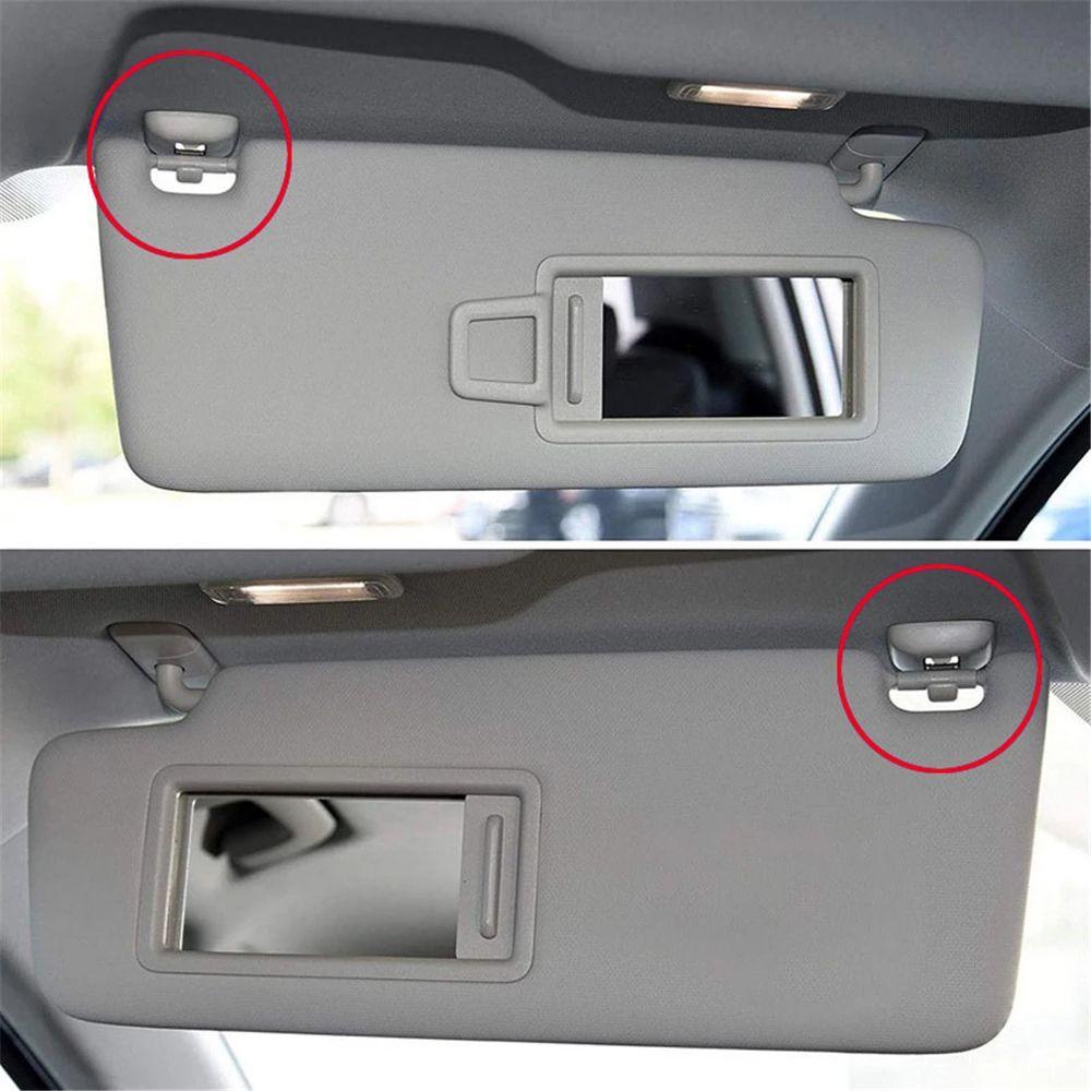 Bộ 2 Kẹp Tấm Che Nắng Màu Xám Cho Xe Hơi Audi A1 A3 A4 A5 Audi S3 S4 S5