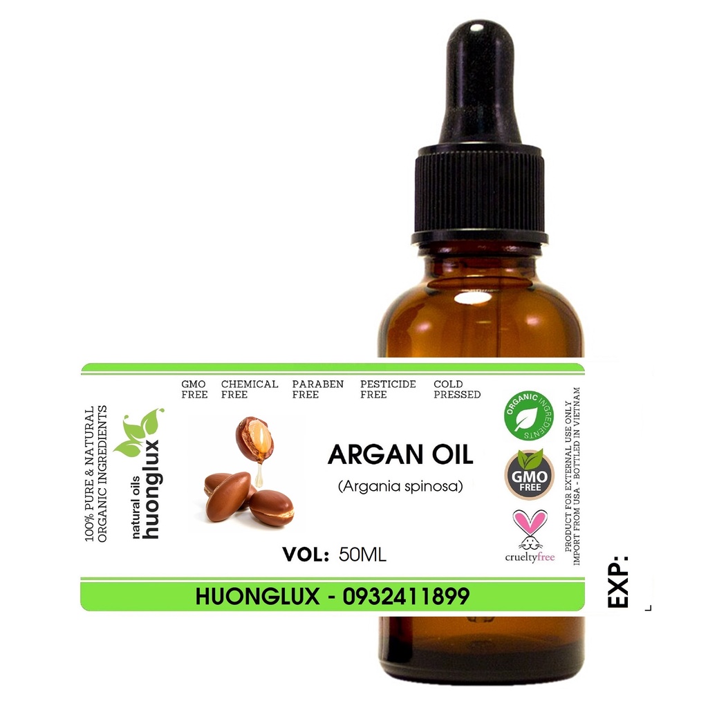 Organic dầu Argan Morocco oil hữu cơ nguyên chất