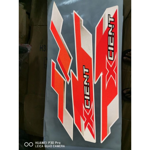 Bộ tem cửa XCIENT phản quang cho xe tải nhỏ