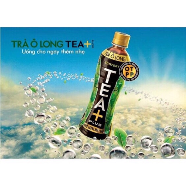 Trà Ô Long/ Ôlong TEA PLUS 350ml - 450ml
