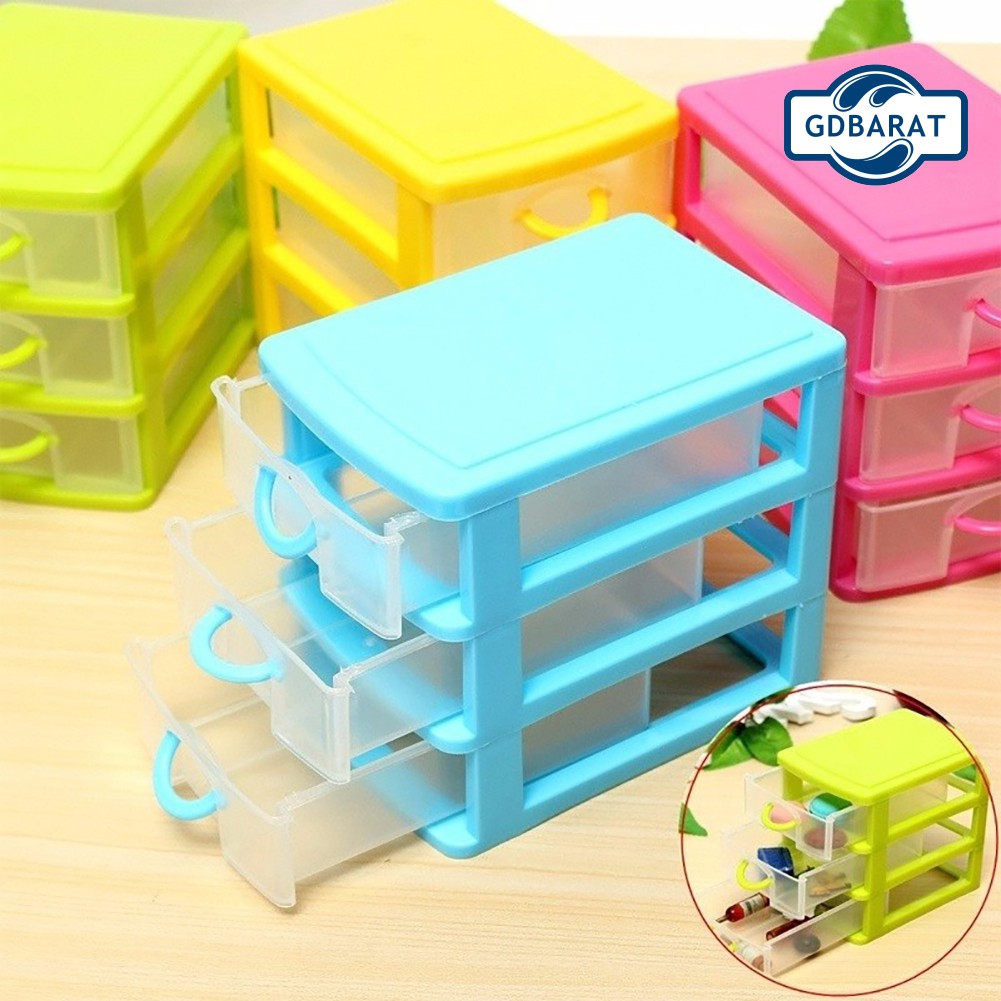 Hộp Đựng Đồ Trang Điểm Nhiều Ngăn Bằng Nhựa Nhiều Ngăn Tiện Dụng