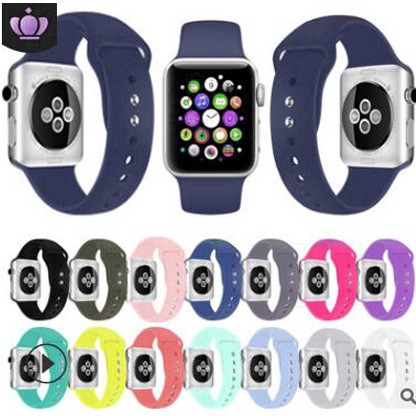 COMBO PFF FULL MẶT APPLE WATCH ĐỦ SIZE 38/40/42/44mm + DÂY ĐEO CAO SU NHIỀU MÀU - Siêu HOT