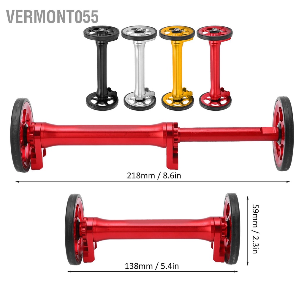 Có thể bán buôn Thanh mở rộng bánh xe dễ dàng Độ bền cao kéo dài đạp gấp bằng kính thiên văn nhẹ cho Brompton 3sixty Hàng giao ngayVermont055