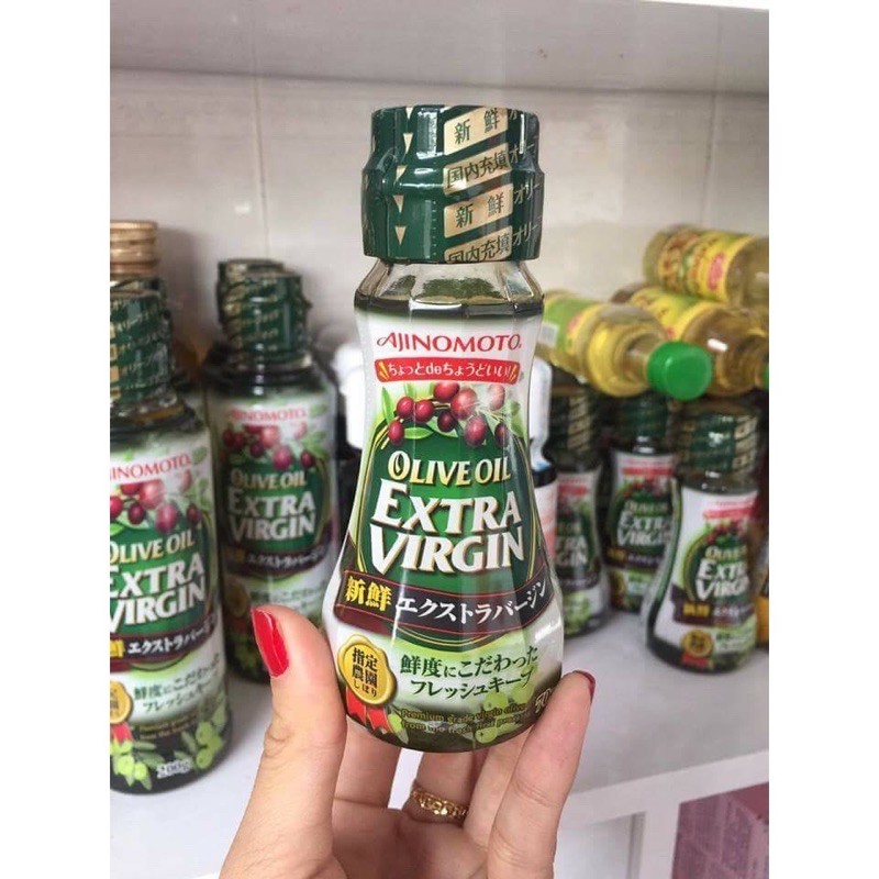 Dầu ăn dặm cho bé Olive extra virgin Ajinomoto Nhật bản☘️chính hãng☘️, Bé tập ăn