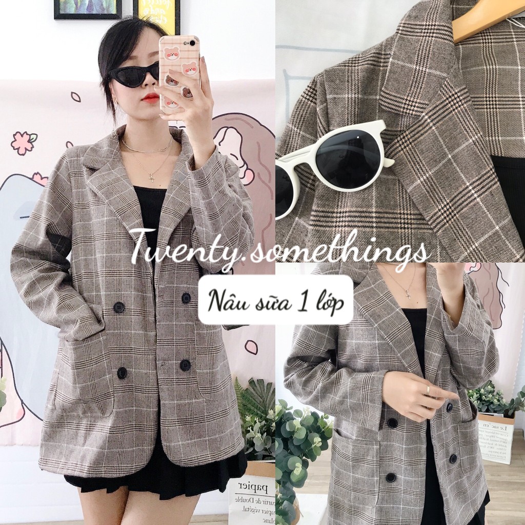 ÁO BLAZER 2 LỚP HÀN QUỐC NHIỀU MÀU (ảnh thật/sẵn/video) | BigBuy360 - bigbuy360.vn