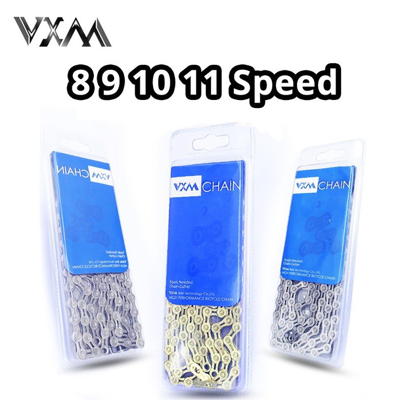 Dây Xích Xe Đạp Mạ Bạc Chống Rỉ Tốc Độ 1 6 7 8 9 10 11 114L 116L