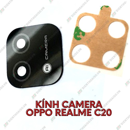 Kính camera realme c20 kèm keo dán