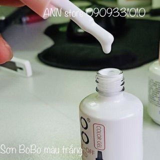 Sơn gel Bobo màu đen, màu trắng