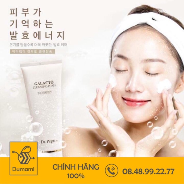 Sữa rữa mặt Dr.Pepti Galacto Cleansing Foam