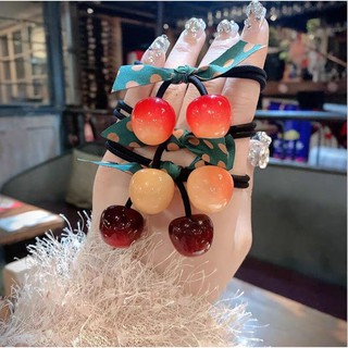 Dây buộc (cột) tóc trái Cherry siêu xinh