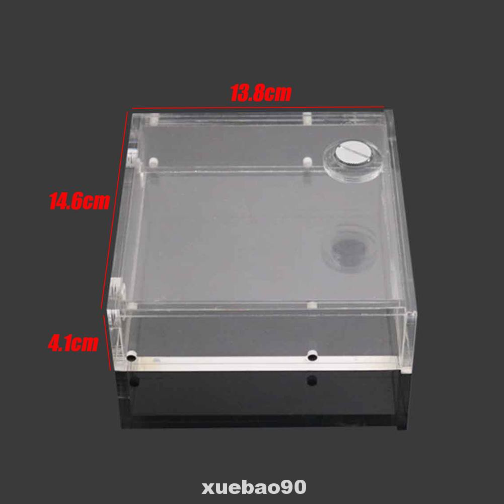 Accessories Durable Stable Easy Install Transparent Acrylic Single Drive Water Cooling Tank