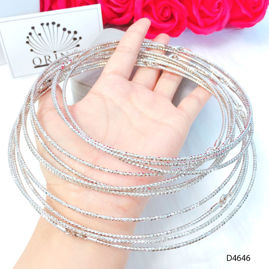 Kiềng bạc, thiết kế cao cấp Orin D4646