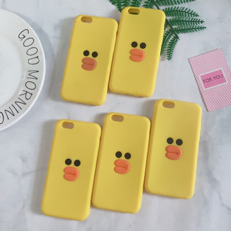 [XẢ KHO]Ốp Lưng iPhone 6/6s/6Plus/6sPlus Silicone Hình Vịt Vàng