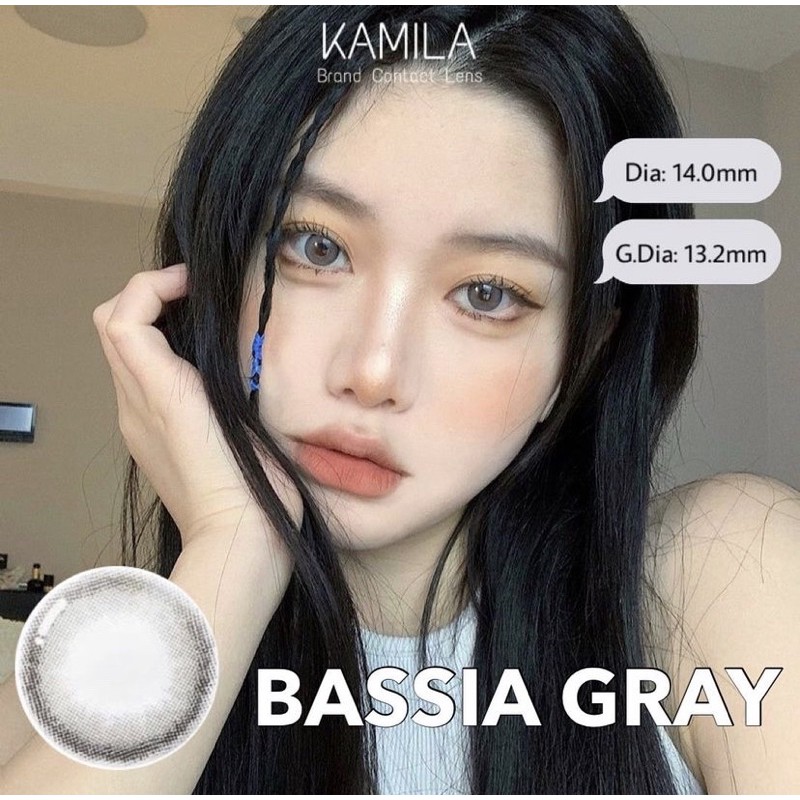 [SILICONE HYDROGEL] Lens BASSIA GRAY - XÁM ÁNH LẠNH | Lens Hàn Quốc