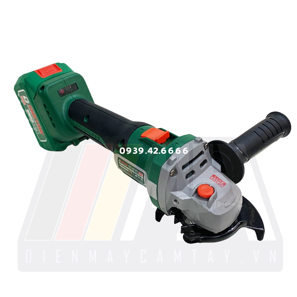 Máy Mài Pin Dekton M21-AG100S - Pin 21v - Motor Brushless - Công Tắc Trượt - Chân Pin Phổ Thông