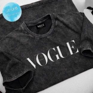 Áo thun tay lỡ VOUGUE, áo phông Unisex nam nữ chất Cotton Form Rộng