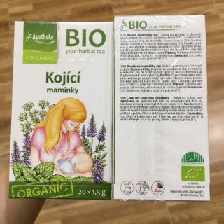 Trà lợi sữa hữu cơ Kojici Apotheke Bio 20 gói