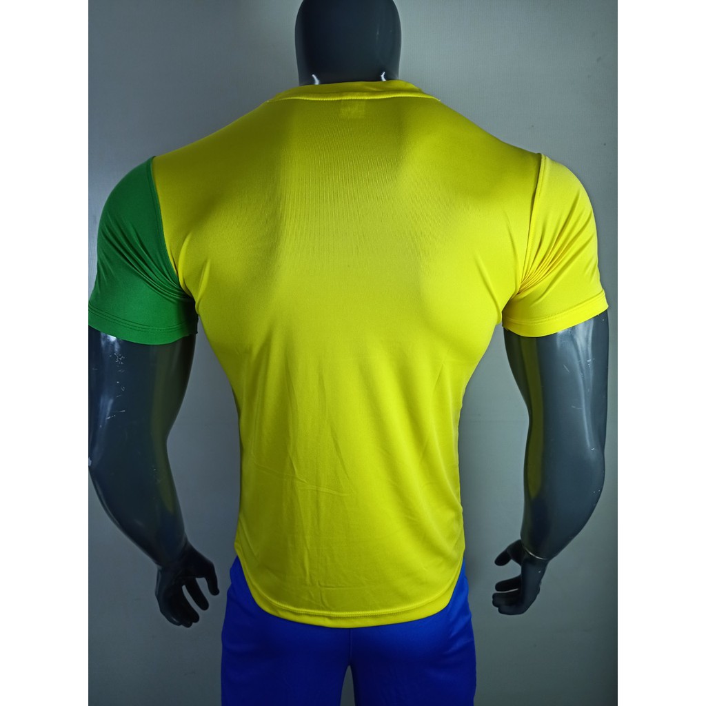 [BIG SALE ] ÁO BÓNG ĐÁ - Bộ Quần áo bóng đá TUYỂN BRAZIL 2021