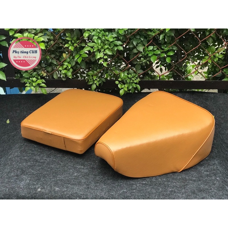 Bộ yên đôi cho xe cub 81-82-dd màu bò