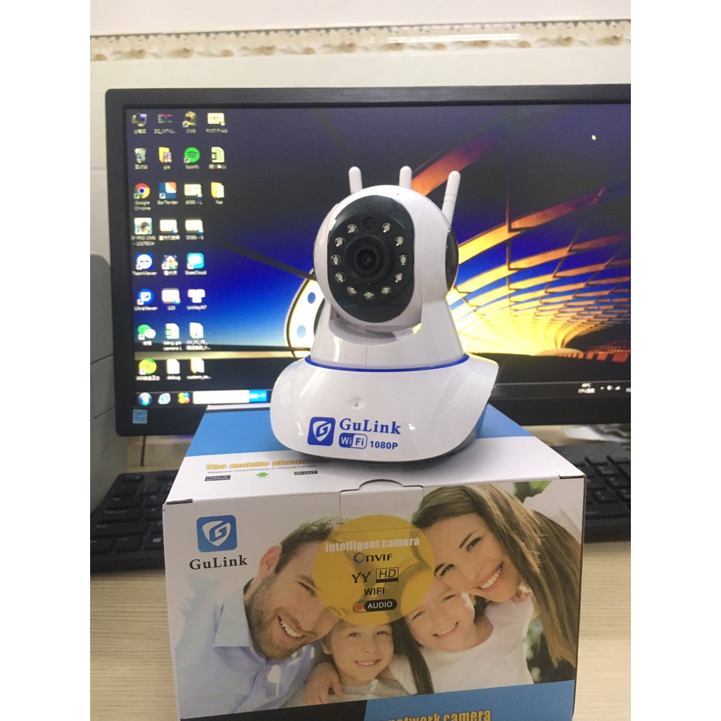 Camera Yoosee IP Wifi siêu nét fullhd 1080, xoay 360 độ, báo động chống trộm, đàm thoại 2 chiều + thẻ nhớ 32gb, BH 2 năm