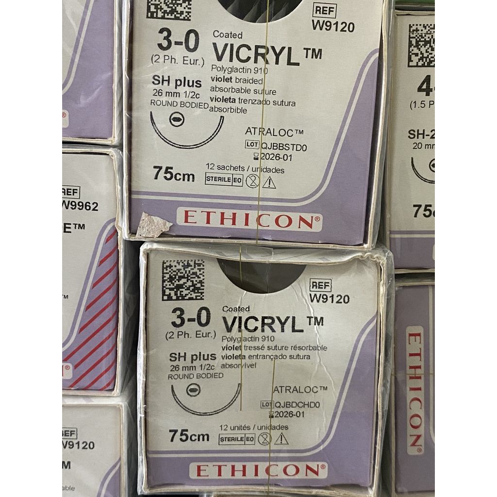 Chỉ phẫu thuật tự tiêu Vicryl 3.0