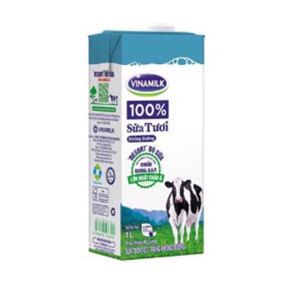Sữa tươi vinamilk không đường 1 Lít