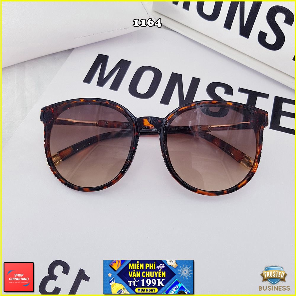 KÍNH MÁT NỮ THỜI TRANG FORM THON GỌNG VÀNG SÀNH ĐIỆU SH1164