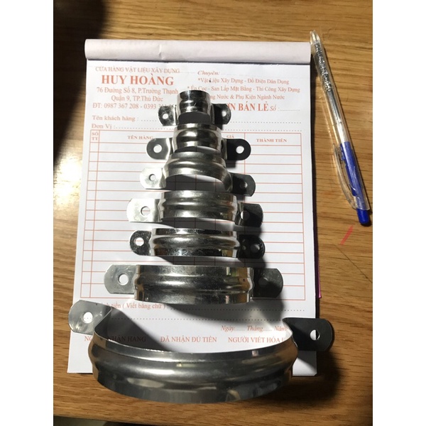 Cùm/móc ống nước omega 21-114 inox