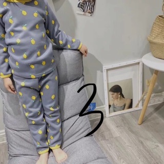Bộ xuất hàn len nỉ bông cho bé