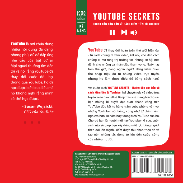 Sách - Hướng Dẫn Căn Bản Về Cách Kiếm Tiền Từ Youtube | BigBuy360 - bigbuy360.vn