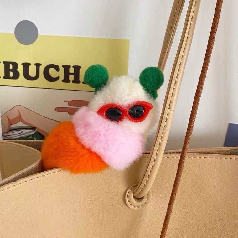 Móc khóa hình chú sâu ngộ nghĩnh đáng yêu