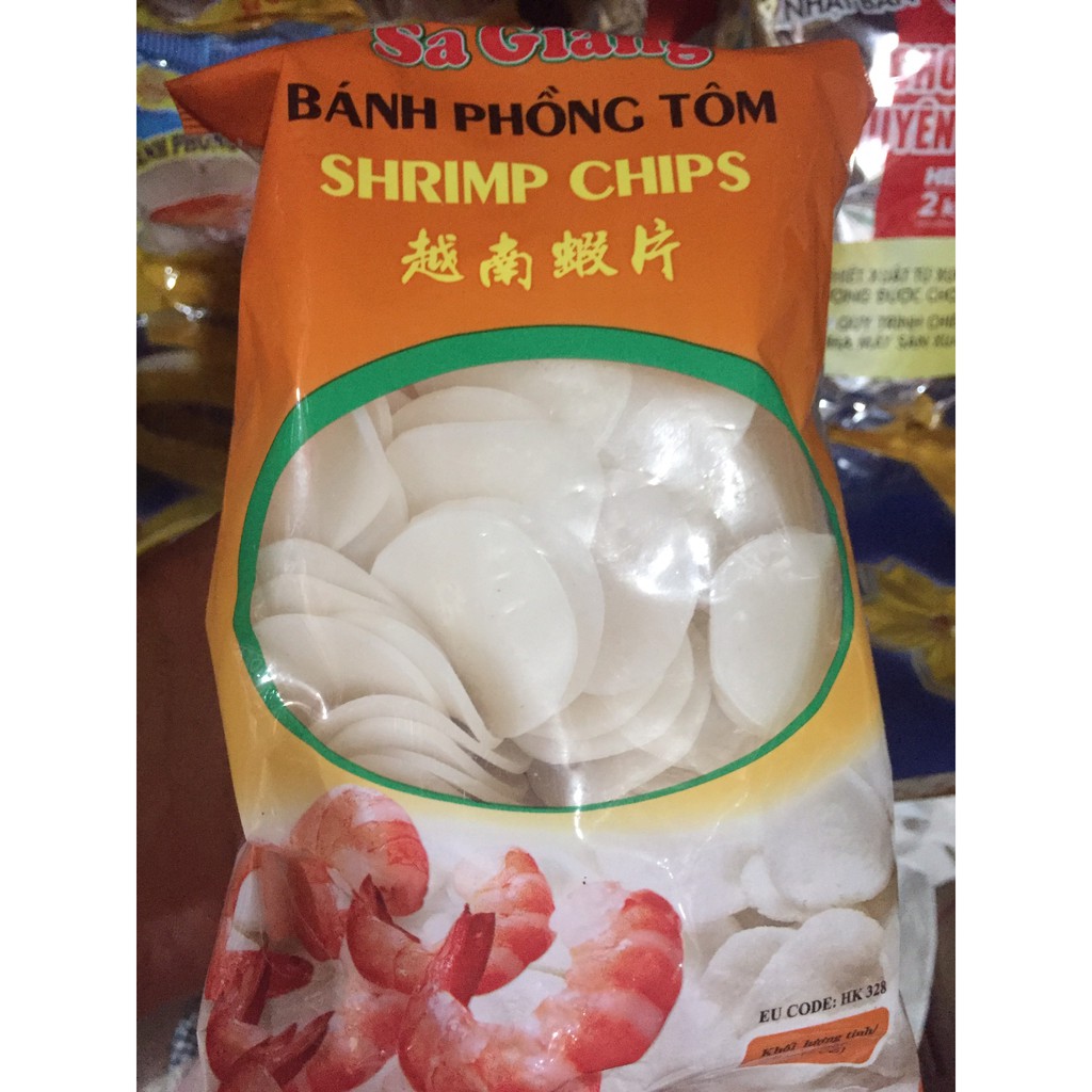 Bánh phồng tôm Sa Giang loại nhỏ 100g to 200g