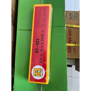 HỘP QUE HÀN SẮT CHÍNH HÃNG HIỆU "KIM TÍN" KT421 - D25