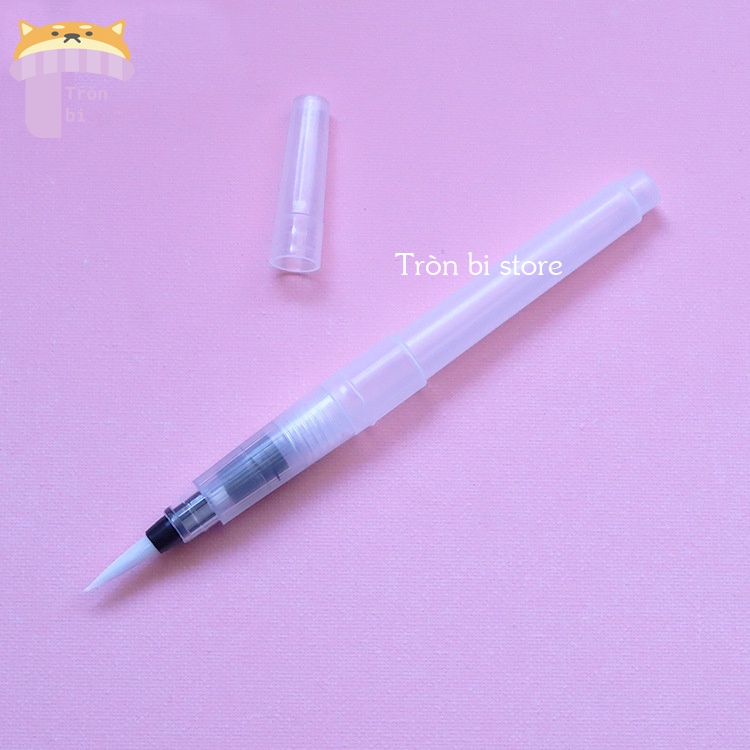 Bút màu nước dạng bơm mực ngòi lông mềm