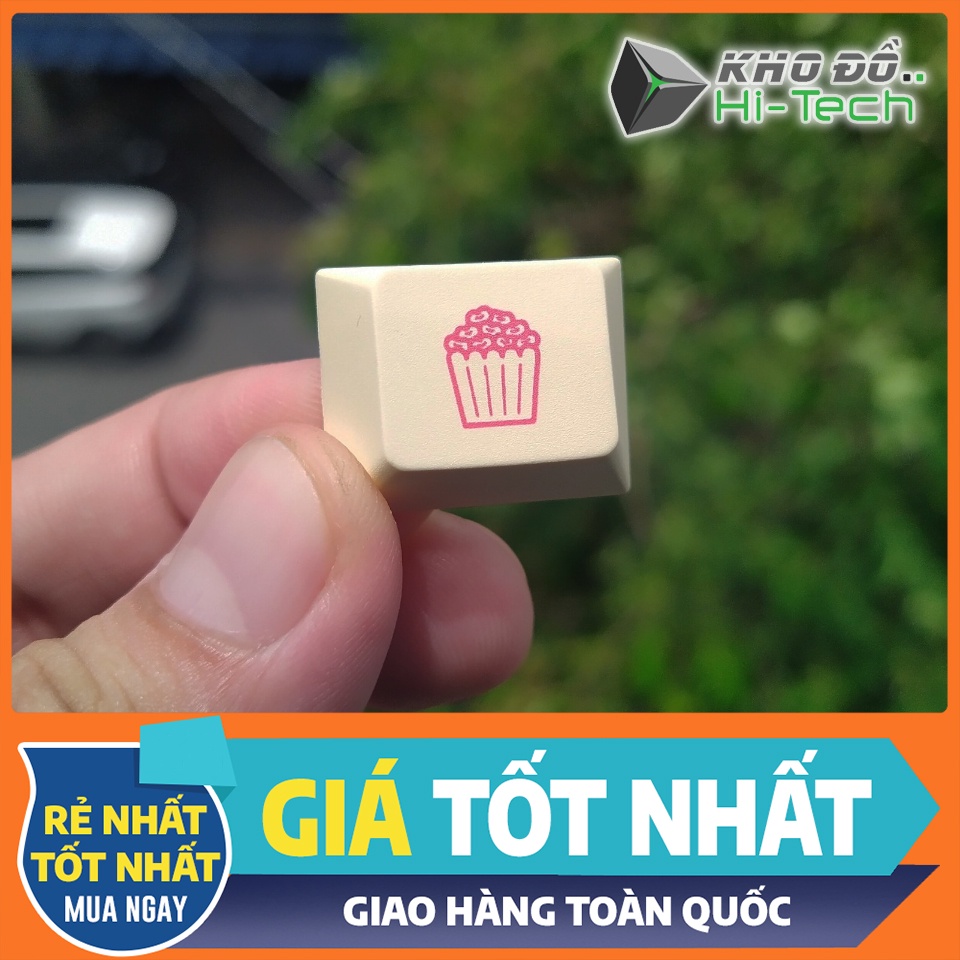 Nút keycap MACAROON lẻ 💖 𝘍𝘳𝘦𝘦𝘴𝘩𝘪𝘱 💖 màu dễ thương  cho bàn phím cơ - Cherry profile, nhựa PBT dye-sub dày dặn