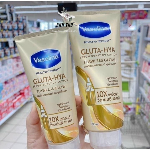 Sữa dưỡng thể trắng da  ban ngày Vaseline  gluta hya 10x / vaseline gluta hya/ dưỡng thể trắng da